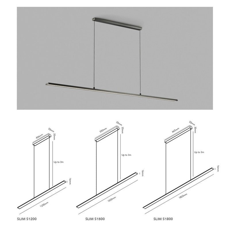 LIGHT POINT SLIM S1200 30W LED IP20 2700K/3000K