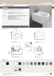 FLAMINIA APP BIDET SOSPESO