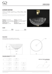 GLASS DESIGN LUXOR ROUND LAVABO