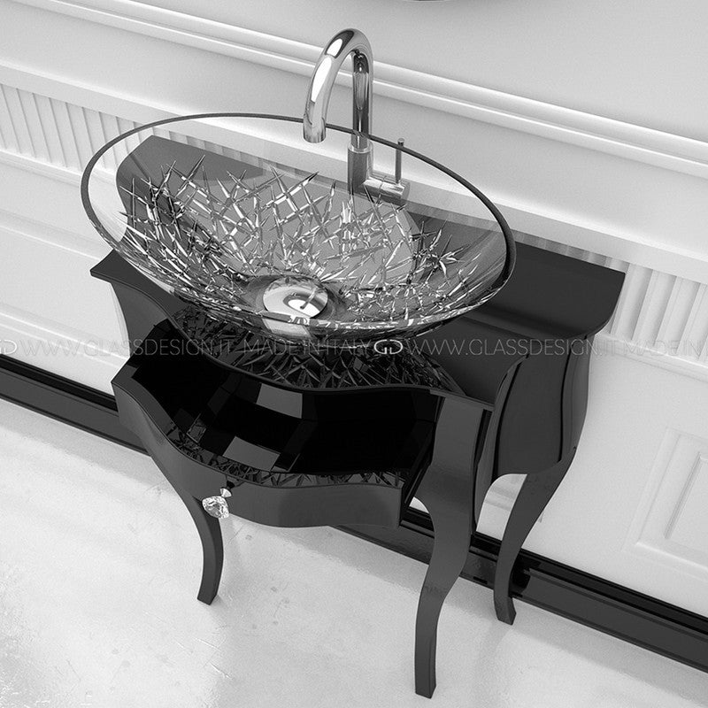 GLASS DESIGN ICE OVAL XL LAVABO
