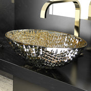 GLASS DESIGN ICE OVAL LUX LAVABO