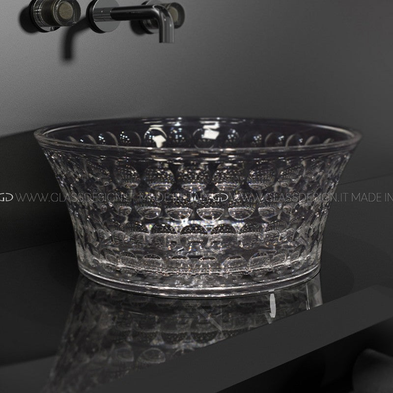 GLASS DESIGN VOLÈ GIOTTO WASHBASIN