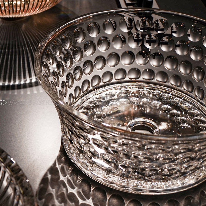 GLASS DESIGN VOLÈ GIOTTO WASHBASIN
