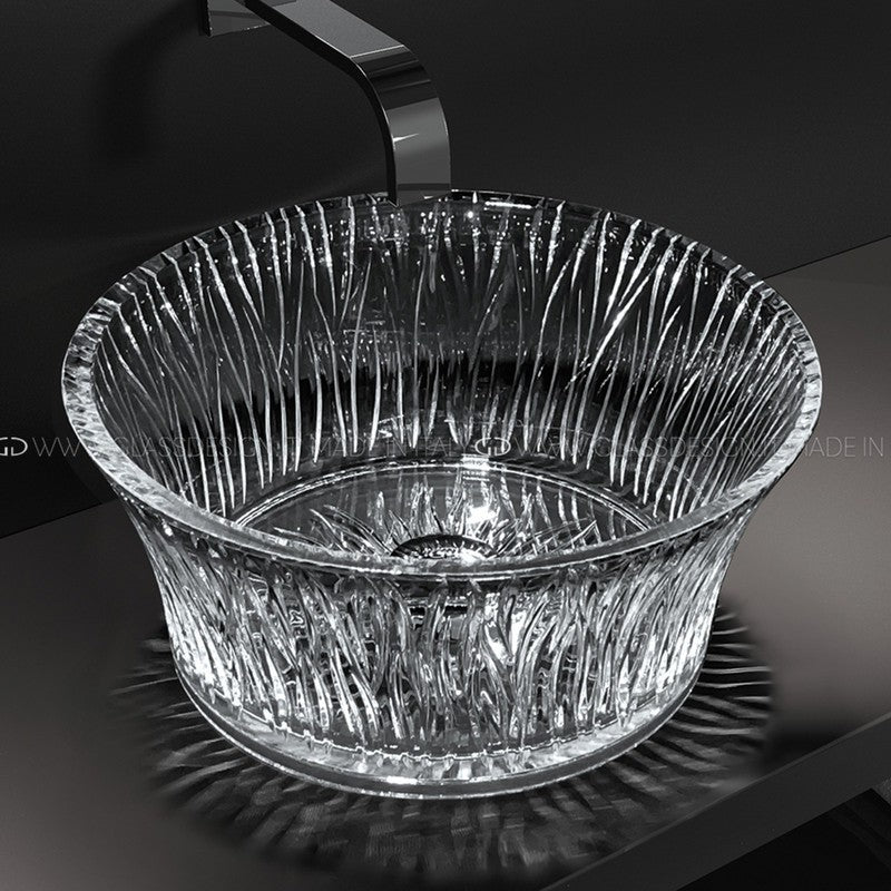 GLASS DESIGN VOLÈ SOLE BASIN