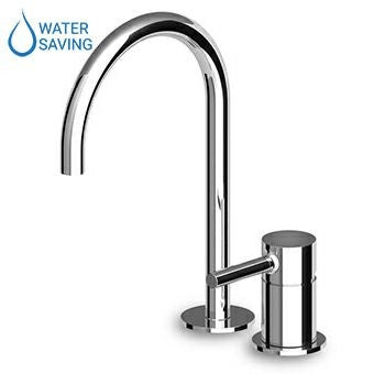 ZUCCHETTI PAN MIX MONOCOMANDO LAVABO 2 FORI CON BOCCA GIREVOLE E AERATORE