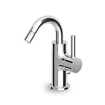ZUCCHETTI PAN MIX SINGLE-LEVER BIDET MIXER WITH AERATOR AND WASTE