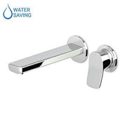 ZUCCHETTI BRIM MIX BUILT-IN BASIN MIXER L.180 mm SPOUT TWO HOLES WITH AERATOR