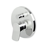 ZUCCHETTI BRIM MIX BUILT-IN 2-WAY SINGLE-LEVER MIXER FOR BATH/SHOWER WITH DIVERTER