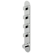ZUCCHETTI BRIM RECESSED THERMOSTATIC SHOWER MIXER WITH 4 STOPCOCKS