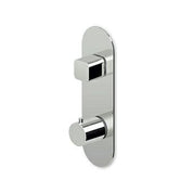 ZUCCHETTI BRIM BUILT-IN THERMOSTATIC SHOWER MIXER WITH 2/3-WAY DIVERTER