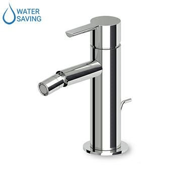 ZUCCHETTI GILL MIX SINGLE-LEVER BIDET FAUCET WITH AERATOR AND DRAIN