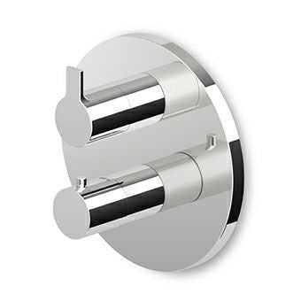 ZUCCHETTI GILL RECESSED THERMOSTATIC SHOWER MIXER WITH STOPCOCK