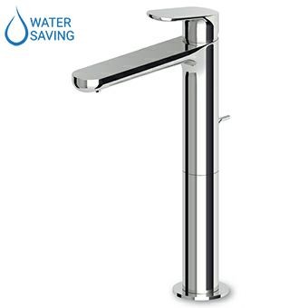 ZUCCHETTI NIKKO MIX TALL BASIN SINGLE LEVER MIXER, WITH AERATOR AND WASTE