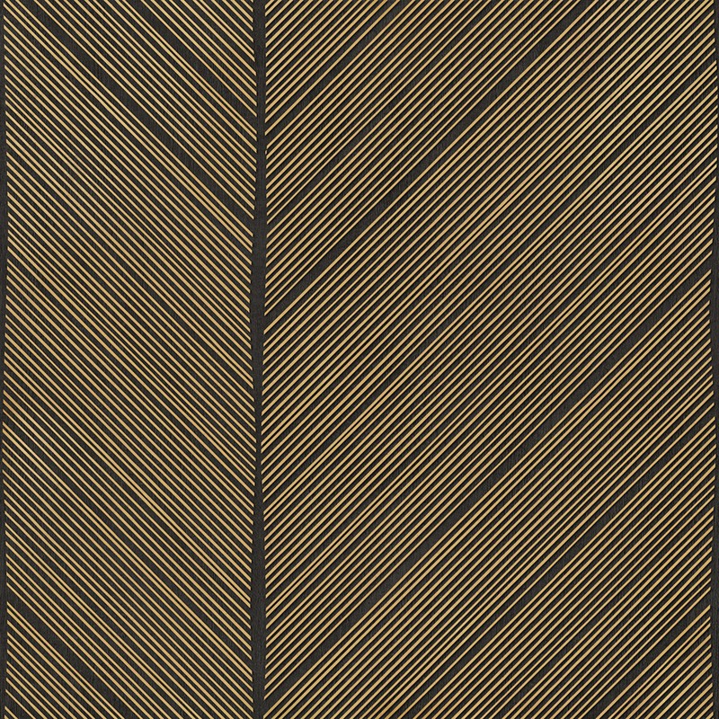 BULBO CHEVRON NERO ORO