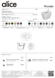 ALICE CERAMICA BIDET WUNDER A TERRA