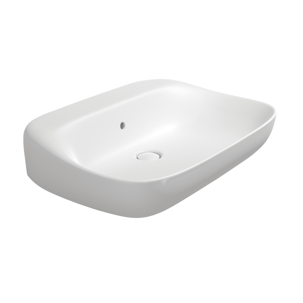 FLAMINIA FLOU 70 LAVABO DA APPOGGIO E PARETE