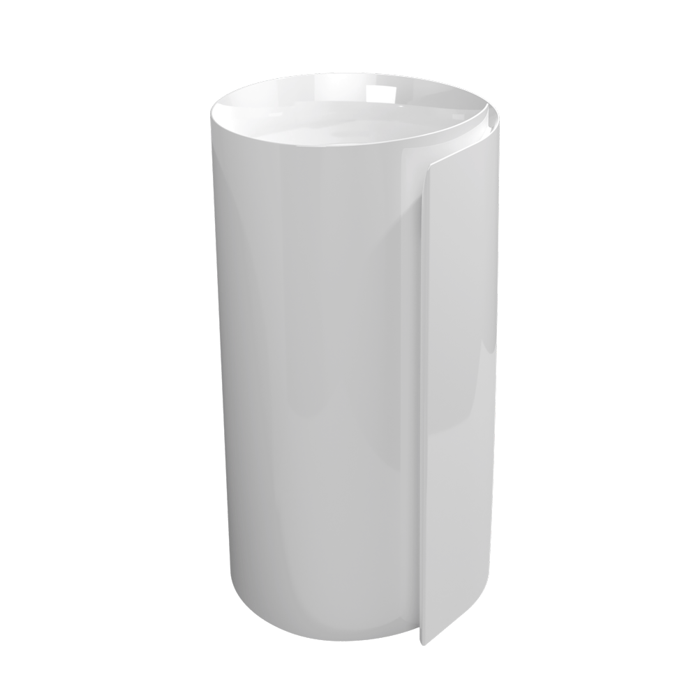 FLAMINIA MONOROLL WALL-MOUNTED FREESTANDING WASHBASIN