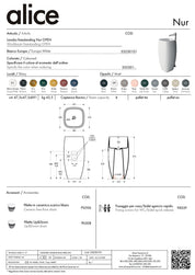 ALICE CERAMICA NUR FREESTANDING OPEN