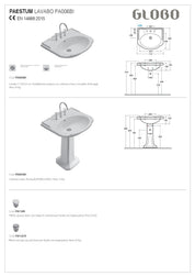 GLOBO PAESTUM WASHBASIN