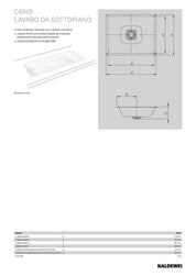 KALDEWEI CONO UNDERMOUNT BASIN