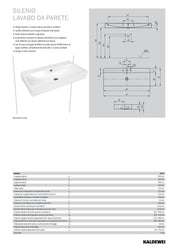 KALDEWEI SILENIO LAVABO DA PARETE