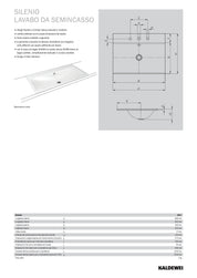 KALDEWEI SILENIO BUILT-IN WASHBASIN