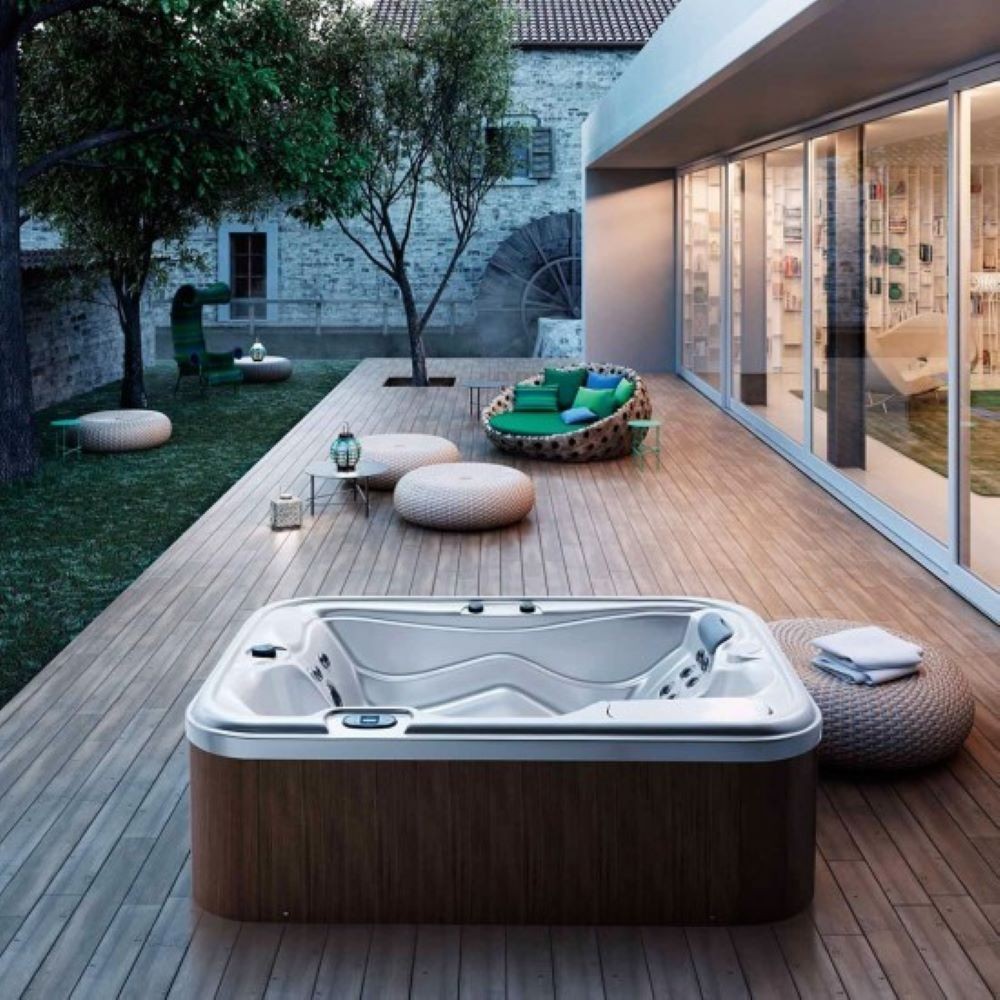 GLASS MINIPISCINA MYSPA 216/165 NATURALWOOD
