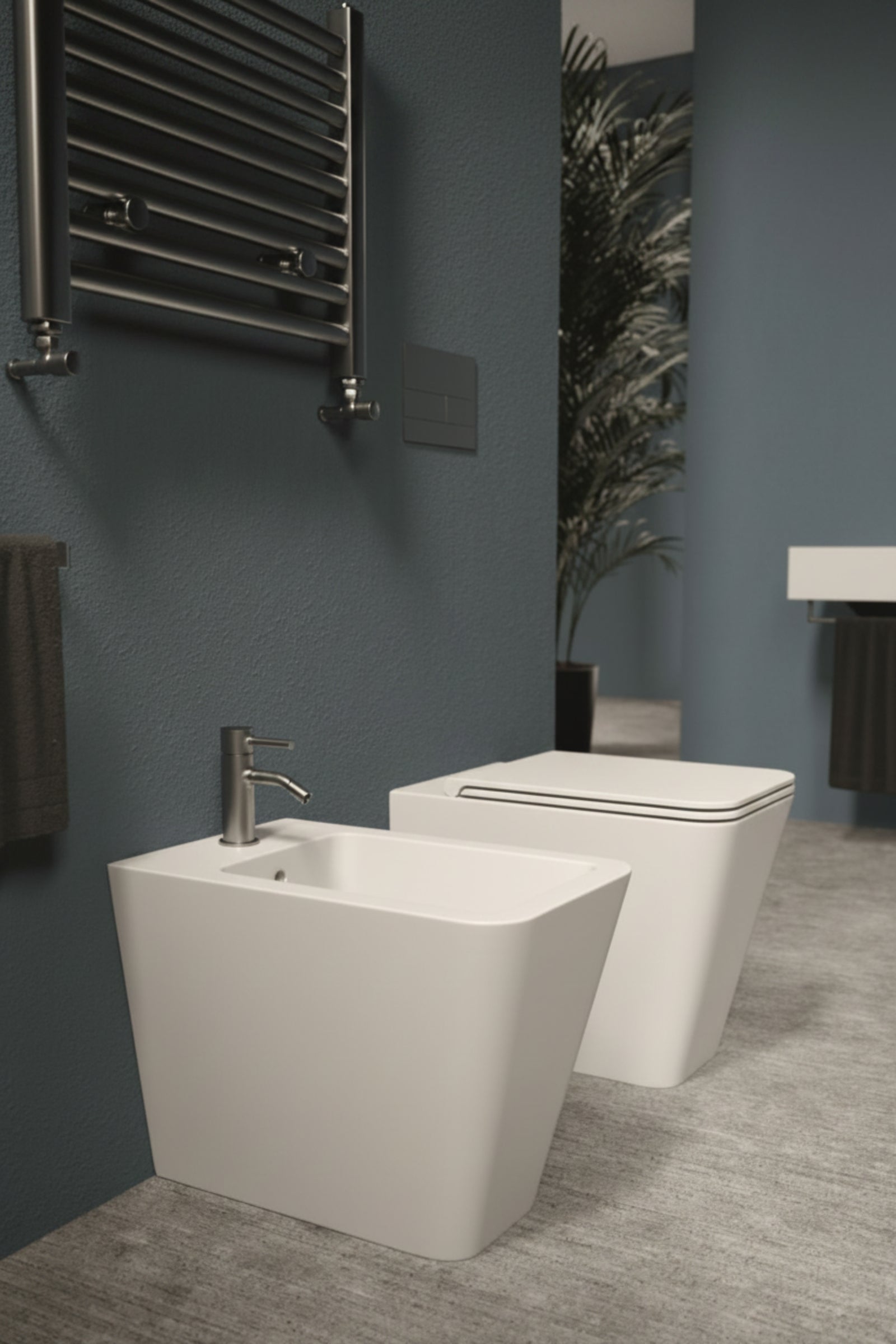 ALICE CERAMICA HIDE SQUARE BIDET