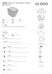 GLOBO STONE FLOOR-STANDING BASIN