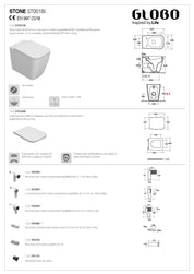 GLOBO STONE FLOOR-STANDING BASIN