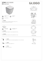 GLOBO STONE FLOOR-STANDING BASIN