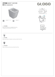 GLOBO STONE BIDET A TERRA