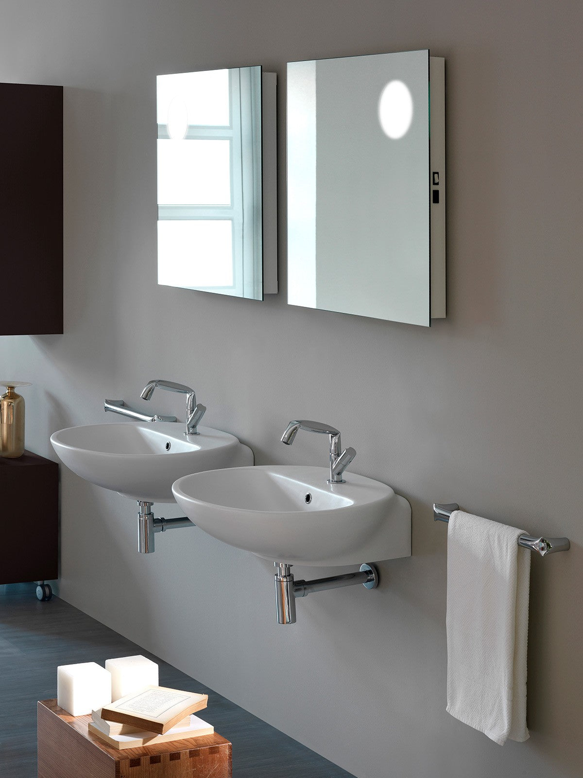 FLAMINIA NUDA 60 COUNTERTOP-WALL-MOUNTED BASIN