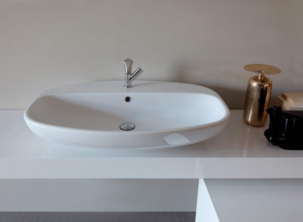 FLAMINIA NUDA 85 LAVABO DA APPOGGIO-SOSPESO