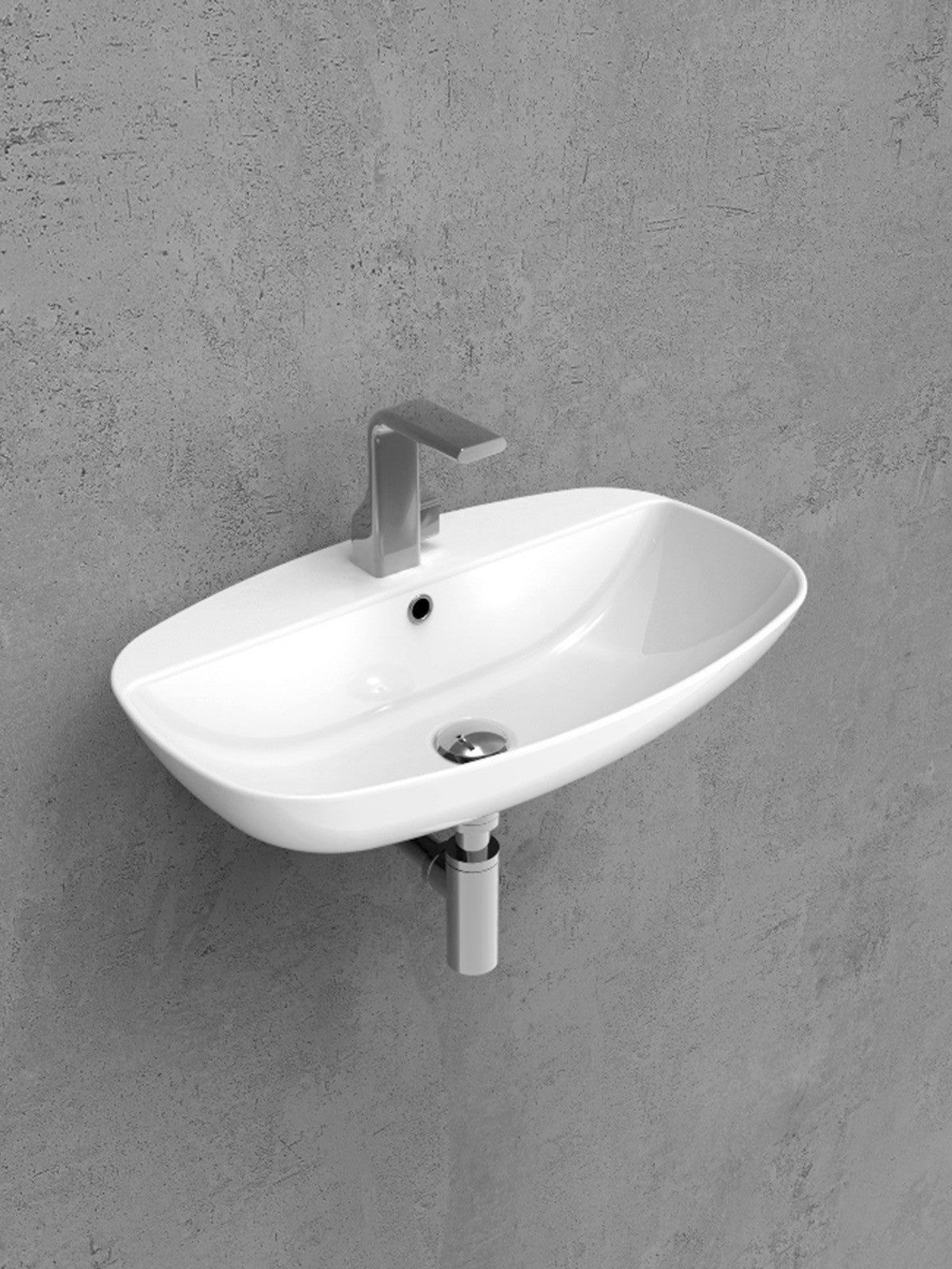 FLAMINIA NUDASLIM 60 COUNTERTOP-WALL-MOUNTED WASHBASIN