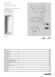 KALDEWEI CAYONO BATHTUB