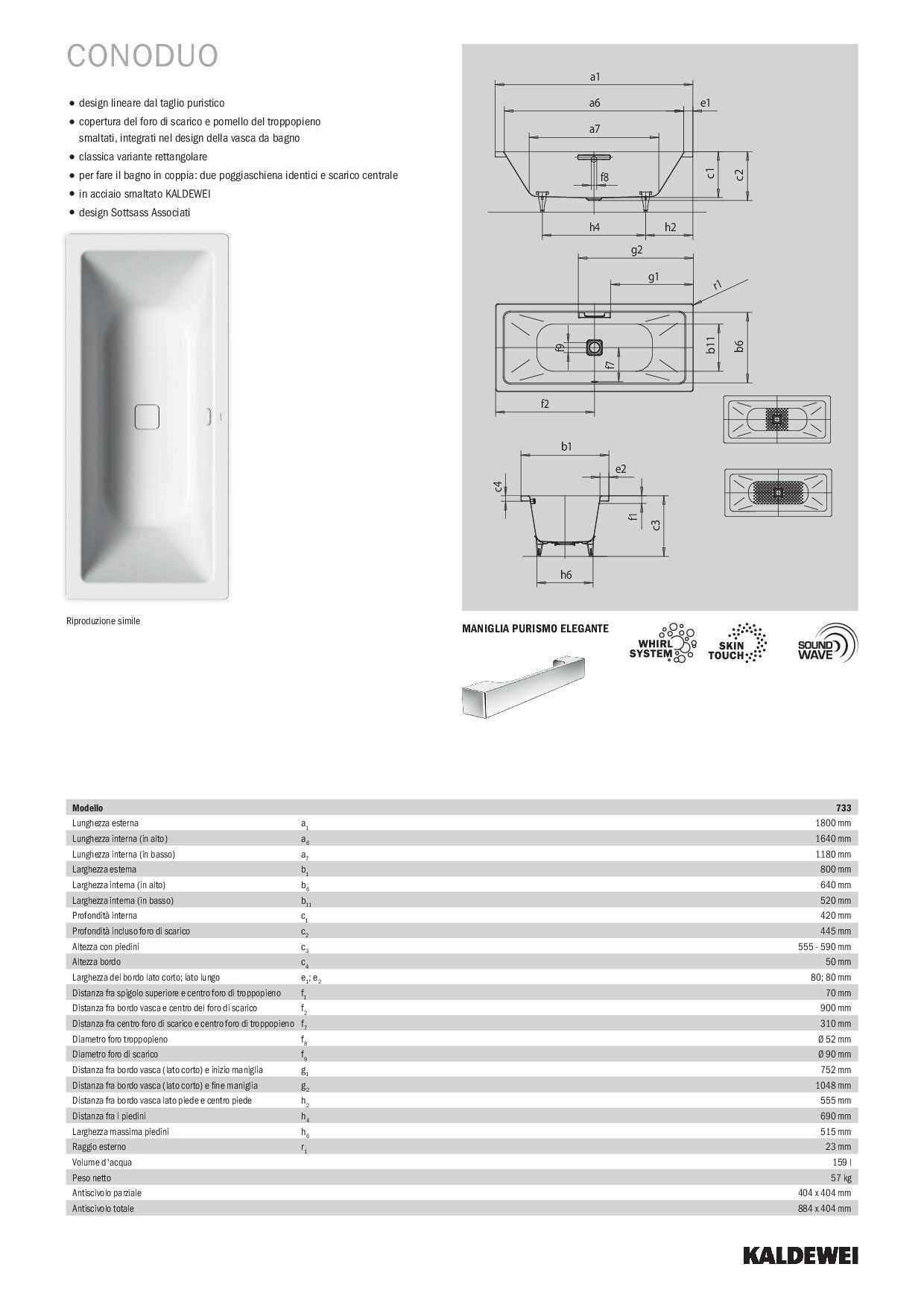 KALDEWEI CONODUO FREESTANDING