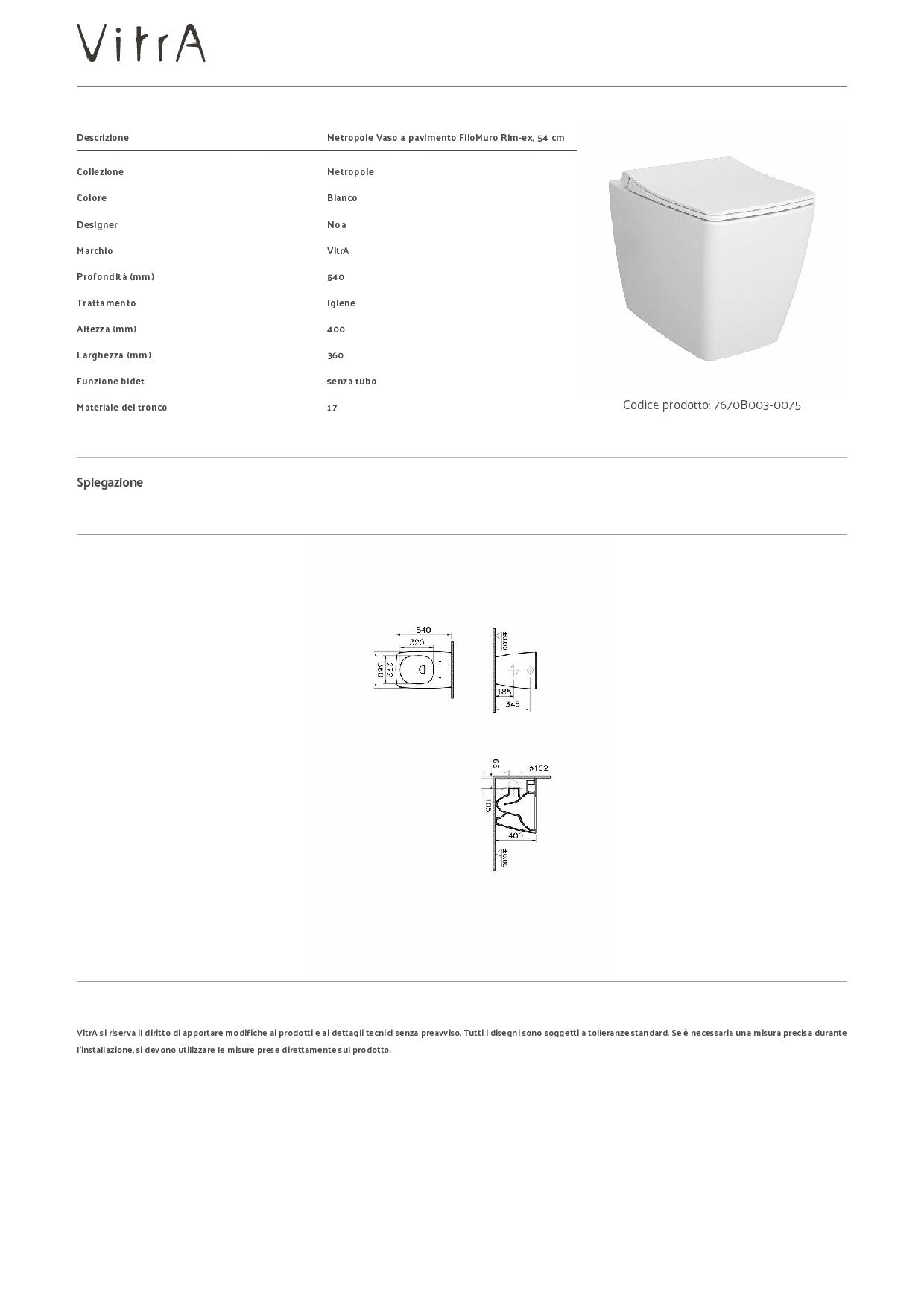 VITRA METROPOLE BASIN