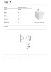 VITRA BIDET METROPOLE