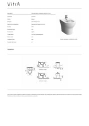VITRA BIDET CENTRUM