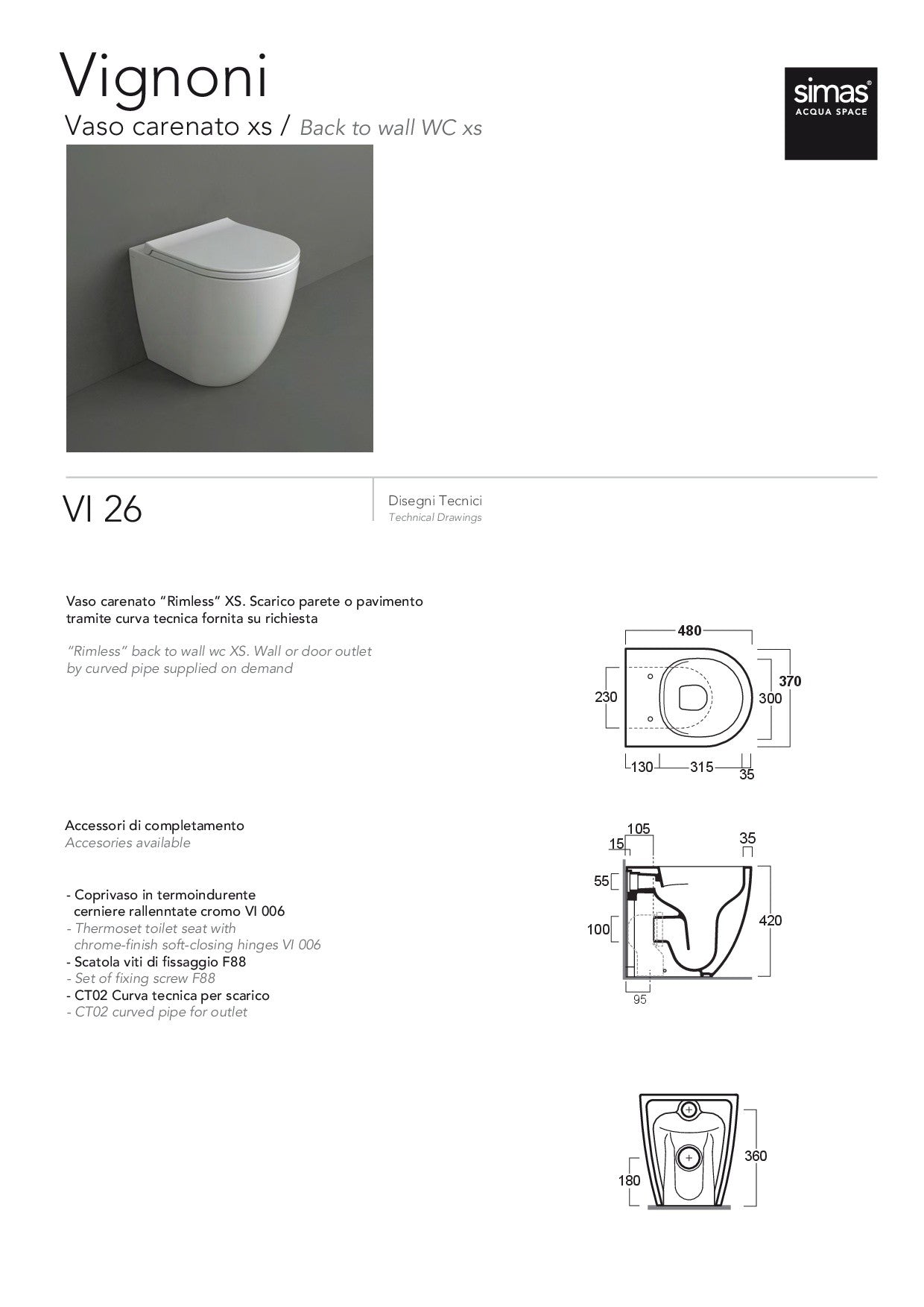 SIMAS VIGNONI XS TOILET