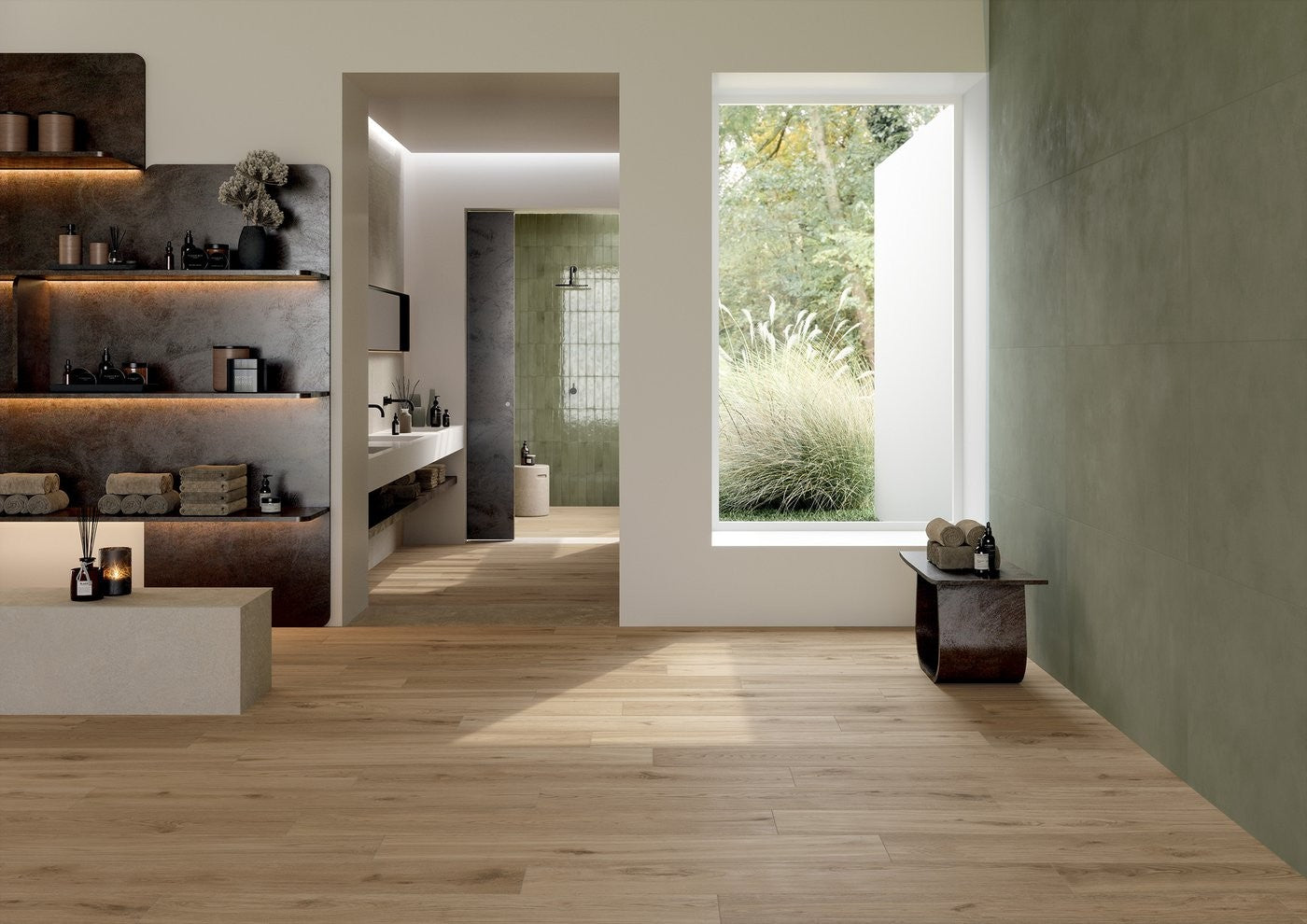 MARCA CORONA GRES PORCELLANATO ELISIR ROYAL BEIGE