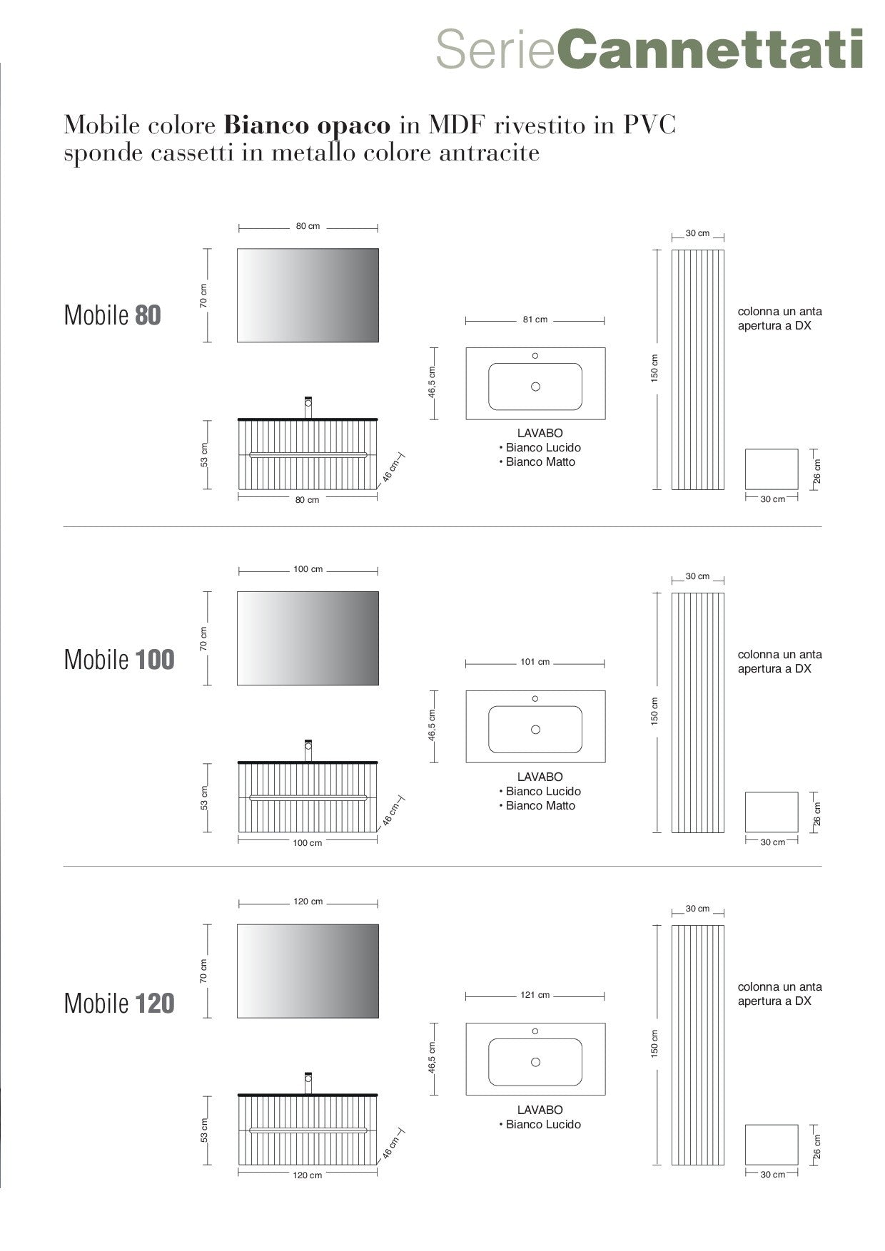CATALDO SERIE CANNETTATI MOBILE 100