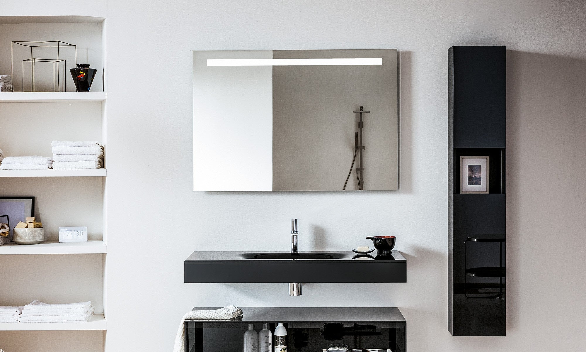 ARTELINEA FLASH COLLECTION MIRROR LED STRIP + LED DIFFUSION