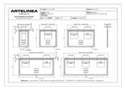 ARTELINEA FLASH COLLECTION MIRROR LED STRIP + LED DIFFUSION