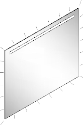 ARTELINEA FLASH COLLECTION MIRROR LED STRIP + LED DIFFUSION
