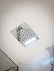 RECESSED SHOWER HEAD WELLNESS 2 FUNCTIONS 35x45 cm