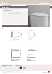 FLAMINIA ASTRA SLIM SOFT-CLOSE TOILET SEAT