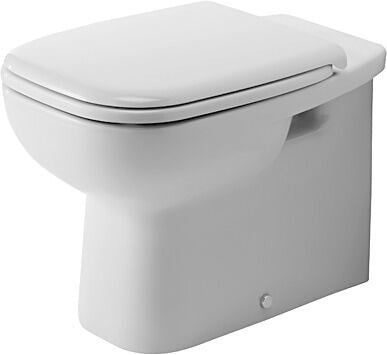 DURAVIT D-CODE SET VASO A PAVIMENTO C/COPRIVASO SOFT-CLOSE + BIDET
