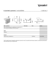 DURAVIT D-CODE SET VASO A PAVIMENTO C/COPRIVASO SOFT-CLOSE + BIDET